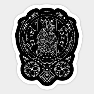 Fenrir | Norse Pagan Symbol Sticker